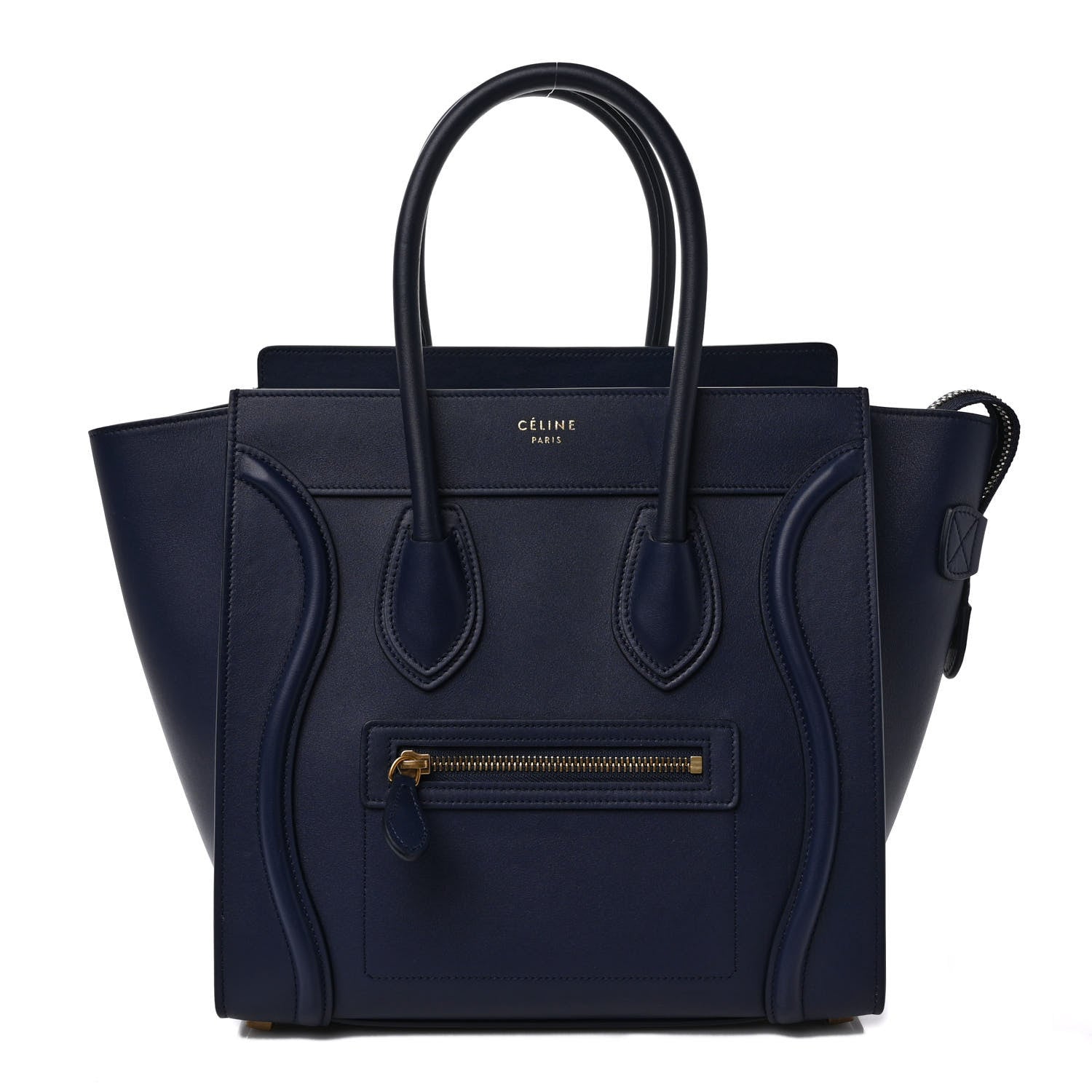 Celine Smooth Calfskin Micro Luggage Navy Blue 1 of 8