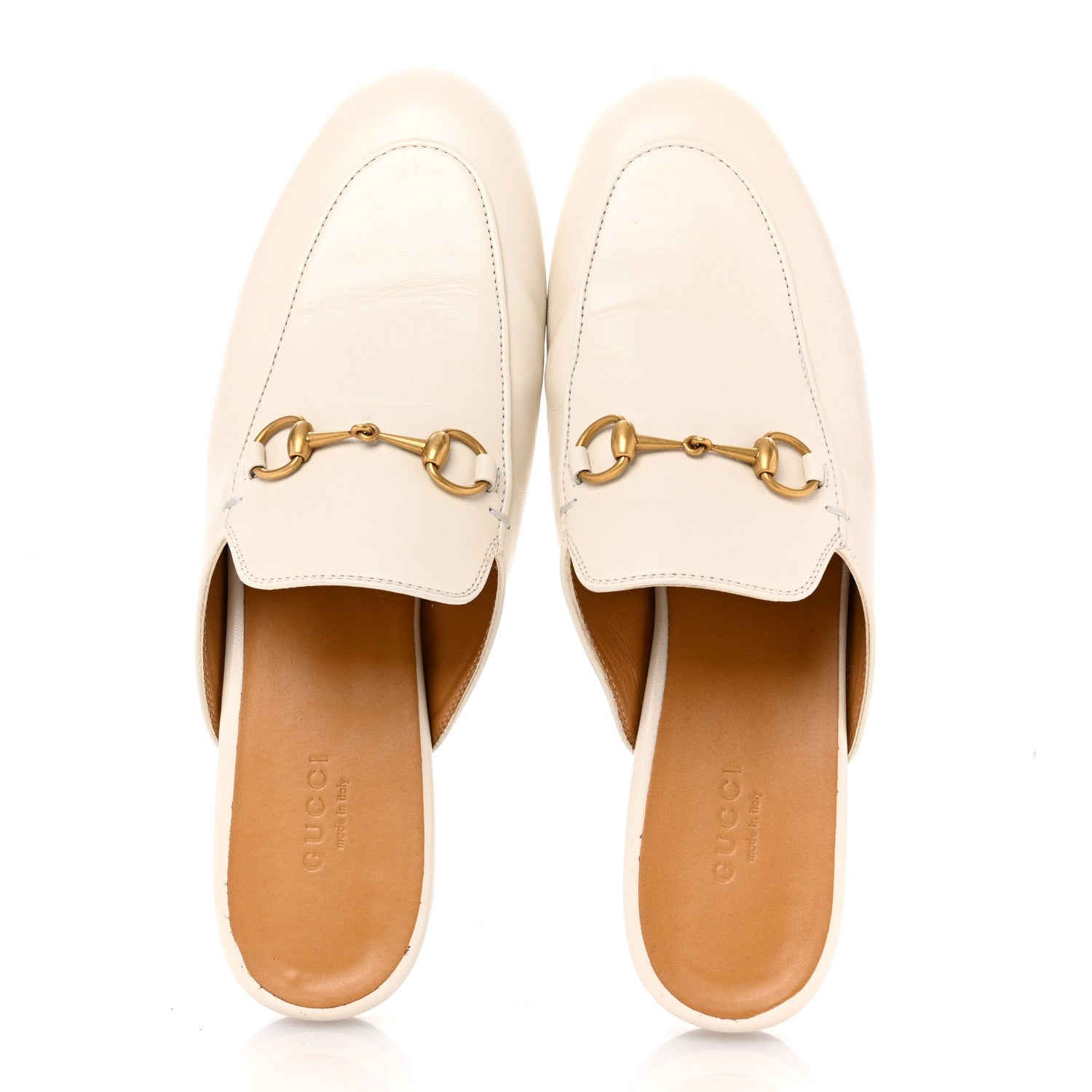 Gucci Malaga Kid Womens Princetown Slippers 39 Mystic White 2 of 13