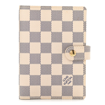 Louis Vuitton Damier Azur Small Ring Agenda Cover 1 of 7