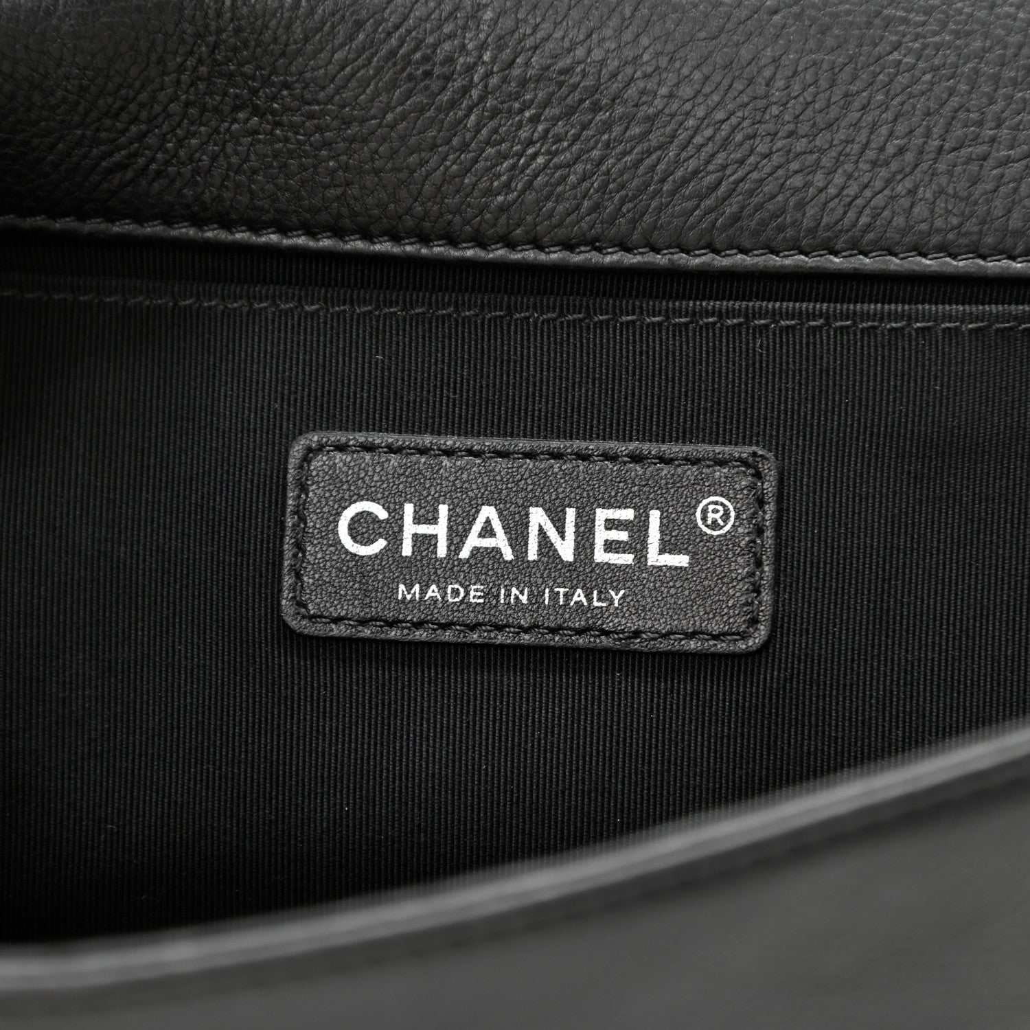 Chanel Calfskin Quilted Medium Boy Flap Black 6 of 10