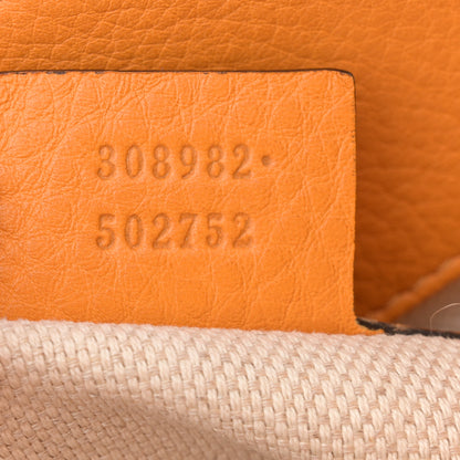 Gucci Pebbled Calfskin Medium Soho Chain Shoulder Bag Curcuma 7 of 13