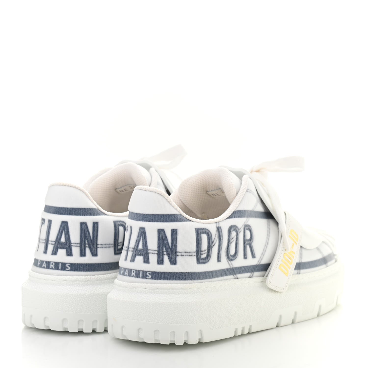 Christian Dior Nylon Mesh Dior-ID Platform Sneakers 35.5 Bleu France 4 of 8