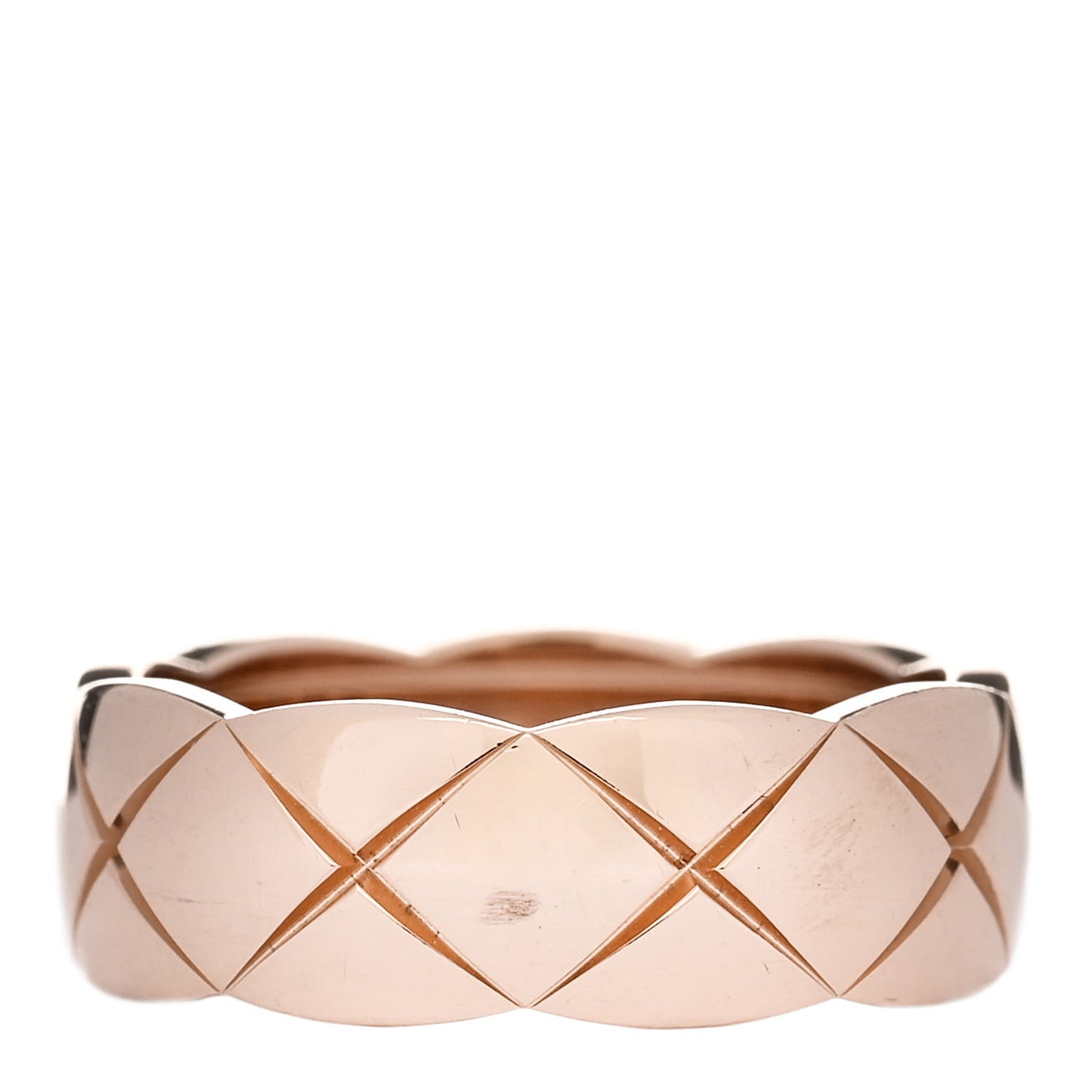 18K Beige Gold Small Coco Crush Ring 53 6.5
