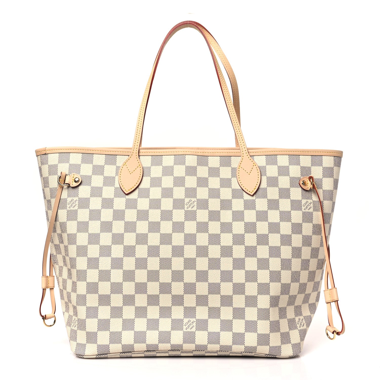 Louis Vuitton Damier Azur Neo Neverfull MM Rose Ballerine 3 of 10