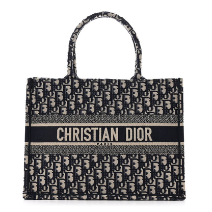 Christian Dior Oblique Medium Book Tote Blue Multicolor 1 of 10