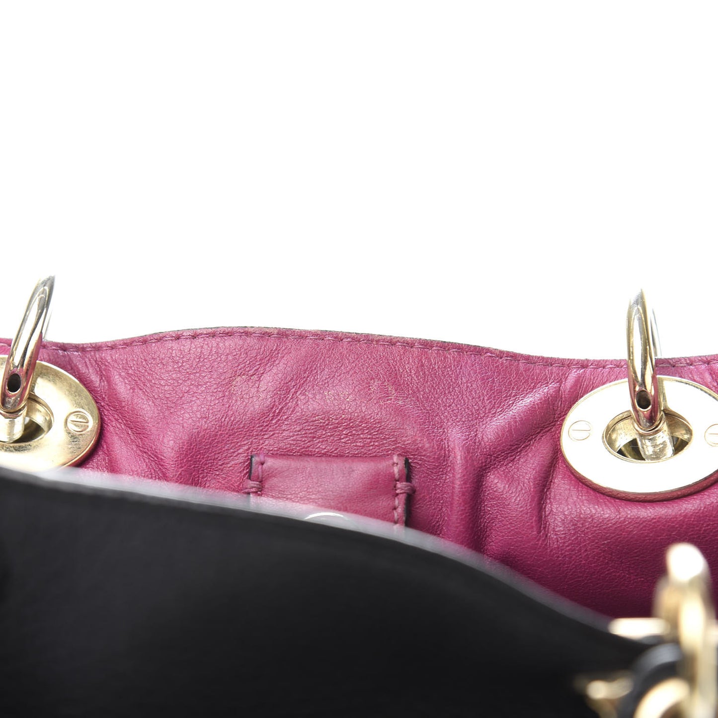 Bullcalf Large Diorissimo Tote Black Rose Indien