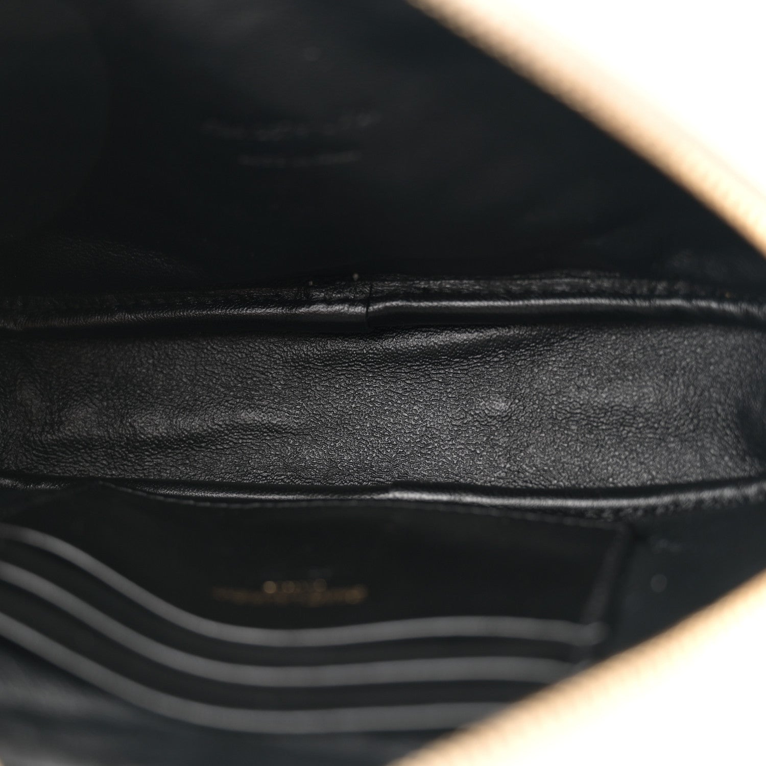 Saint Laurent Grain De Poudre Matelasse Monogram Mini Lou Camera Bag Crema Soft 5 of 12