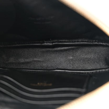 Saint Laurent Grain De Poudre Matelasse Monogram Mini Lou Camera Bag Crema Soft 5 of 12