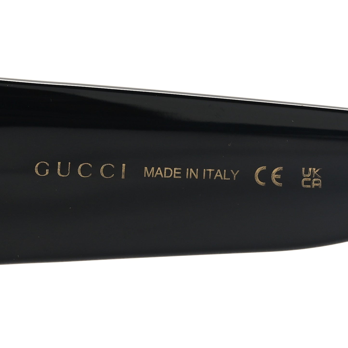 Acetate Square Frame Sunglasses GG0141SN Black