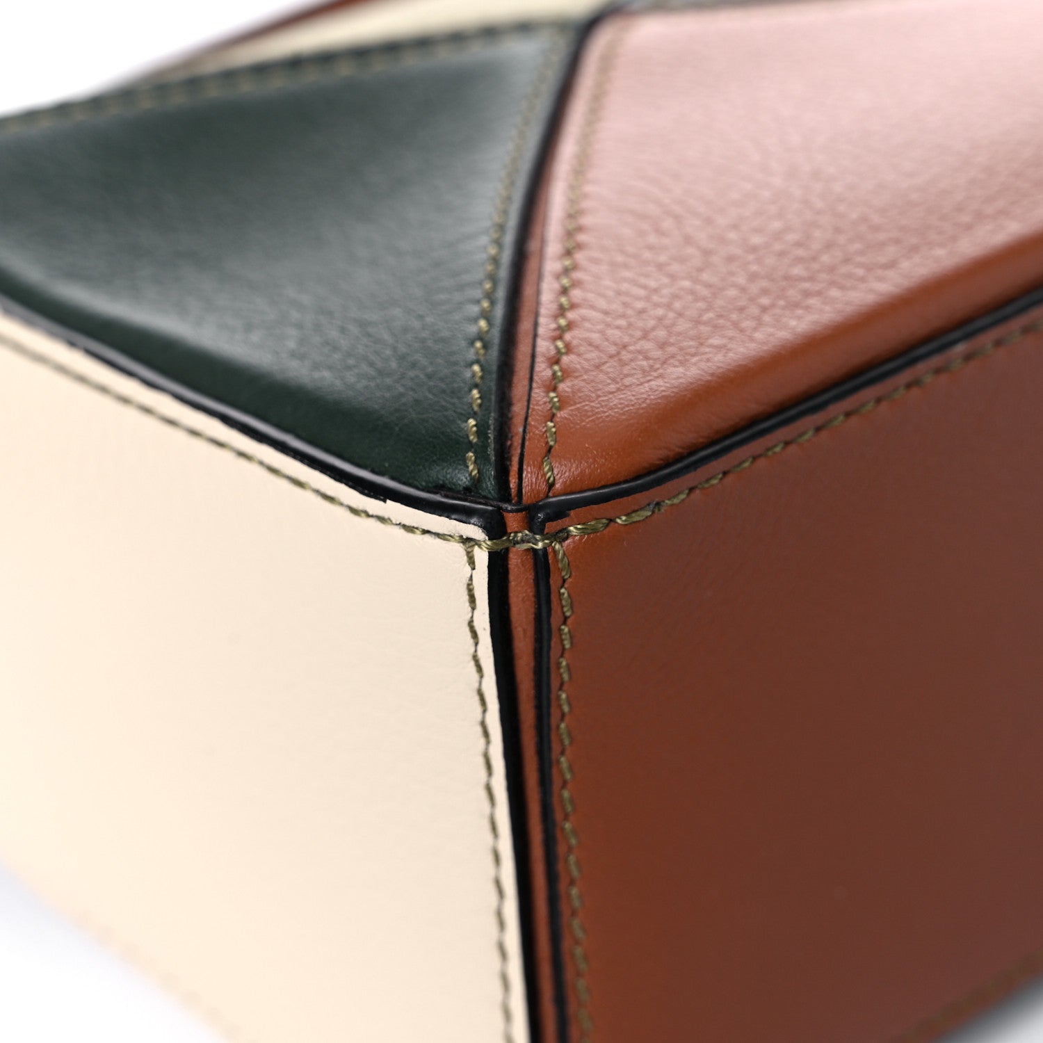 Loewe Calfskin Mini Puzzle Bag Kiwi 9 of 11