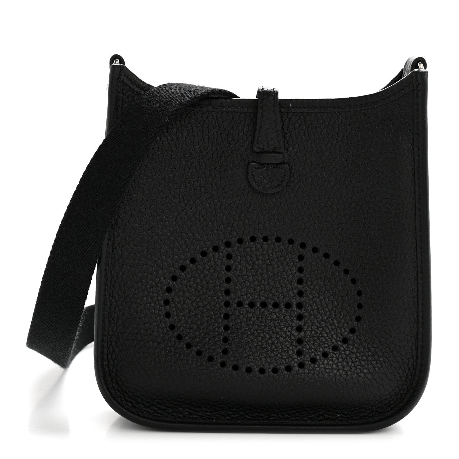 Hermes Taurillon Clemence Evelyne TPM Black 1 of 12