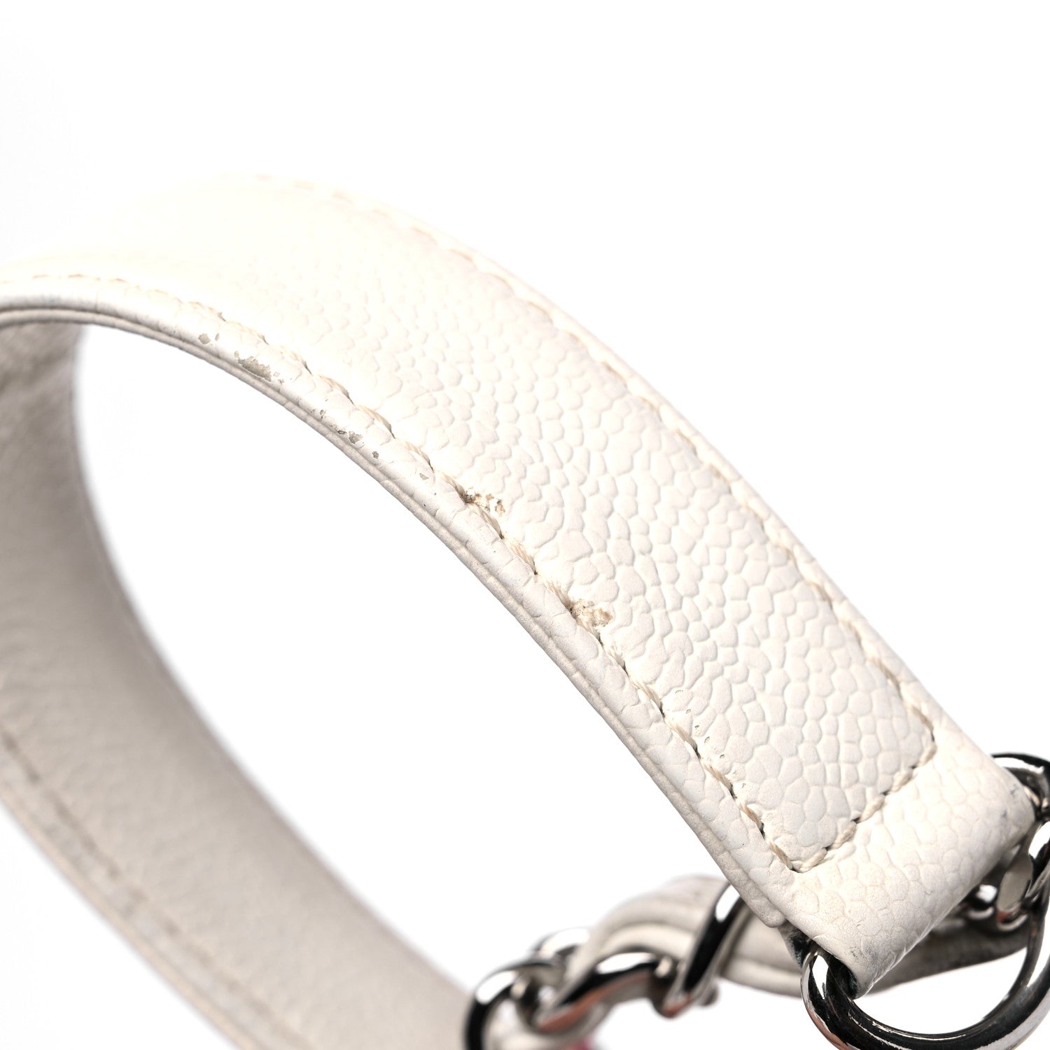 Chanel Caviar Quilted Grand Shopping Tote GST White 27 of 27