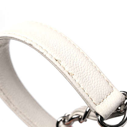 Chanel Caviar Quilted Grand Shopping Tote GST White 27 of 27
