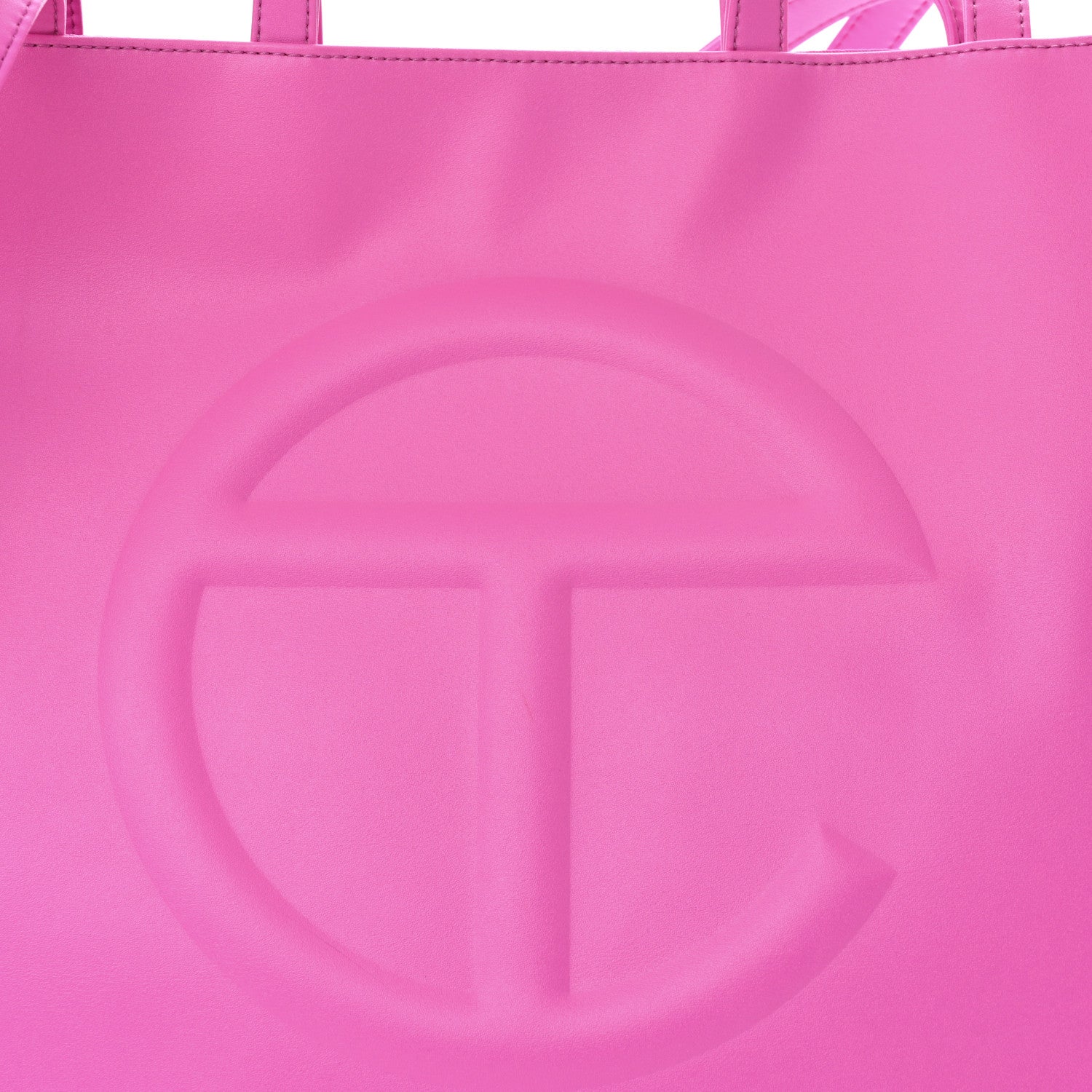 Telfar Vegan Leather Large Shopping Bag Azalea 8 of 10