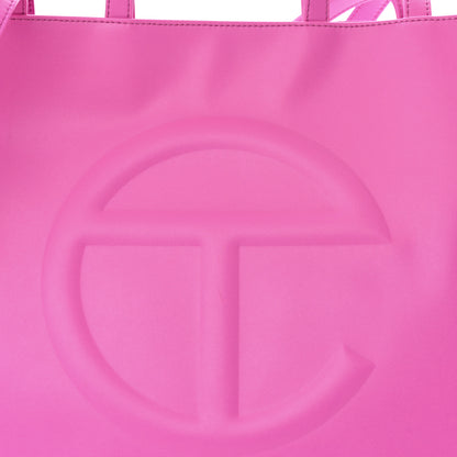 Telfar Vegan Leather Large Shopping Bag Azalea 8 of 10