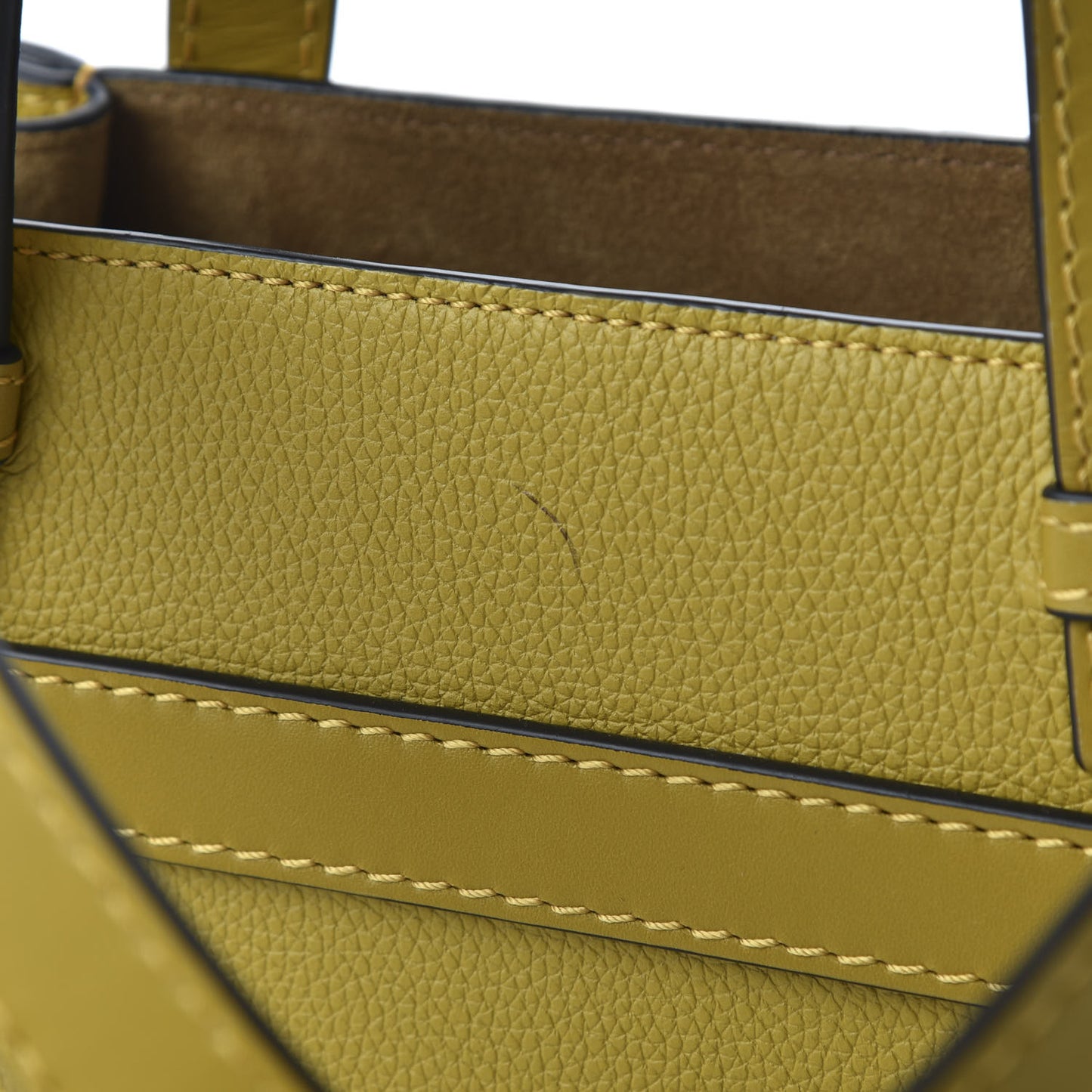 Calfskin Mini Gate Tote Ochre
