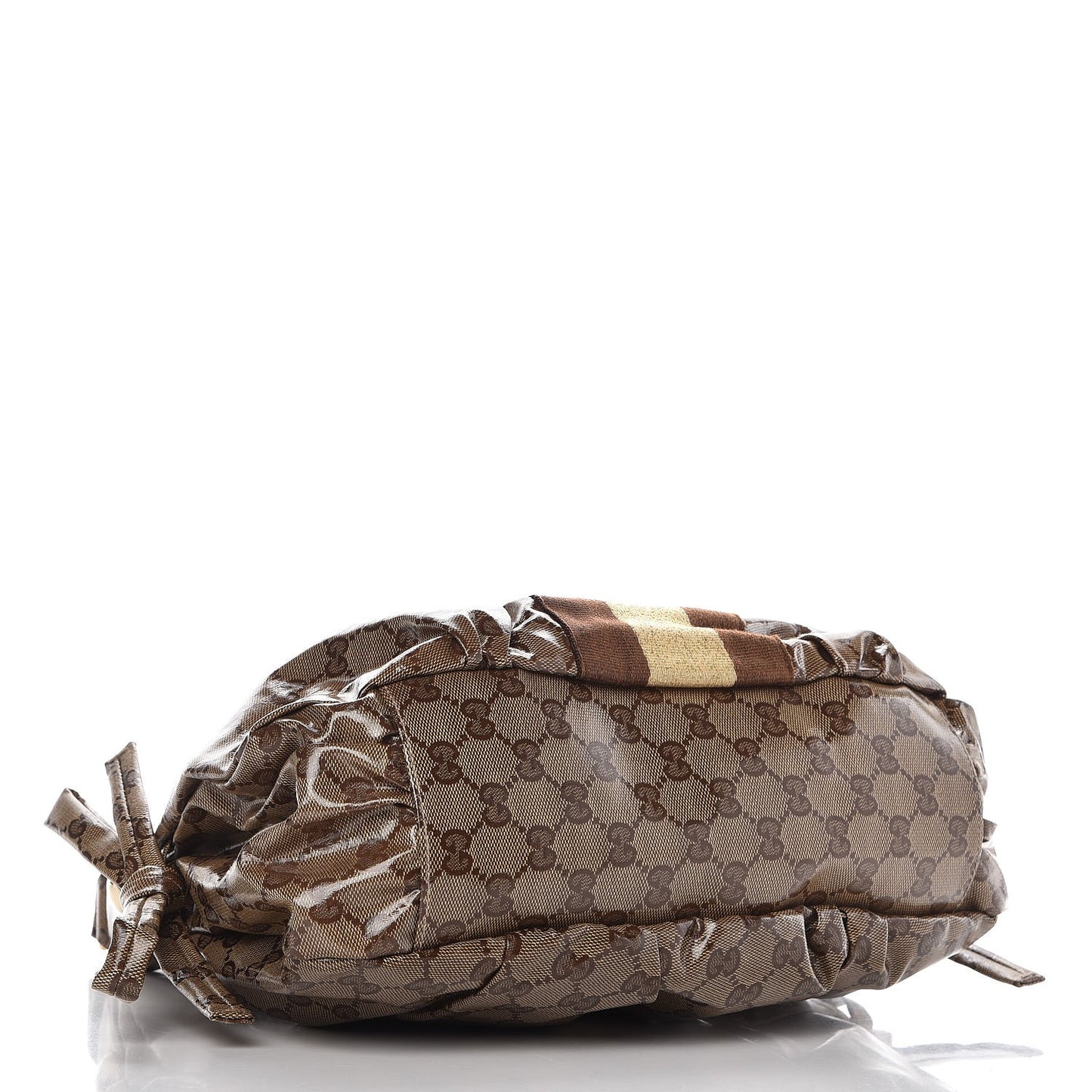 Crystal Monogram Web Hobo