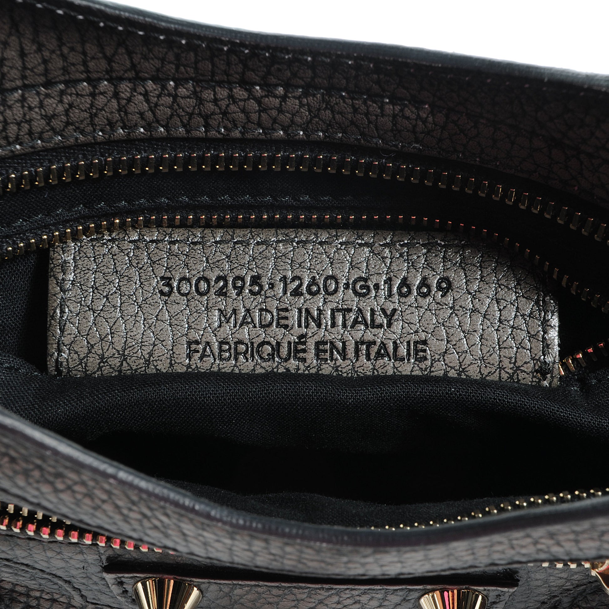 Balenciaga Grained Calfskin Classic Gold Hardware Mini City Ombre Grey Gradient 9 of 9
