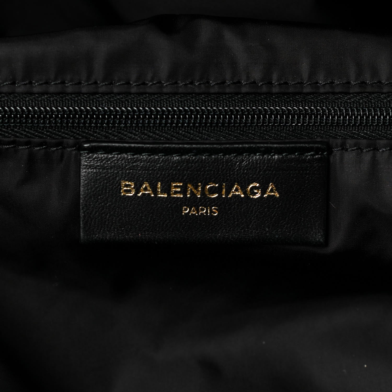 Balenciaga Textured Sport Nylon Logo Embroidered M Wheel Gym Bag Black Bleu Navy 5 of 9