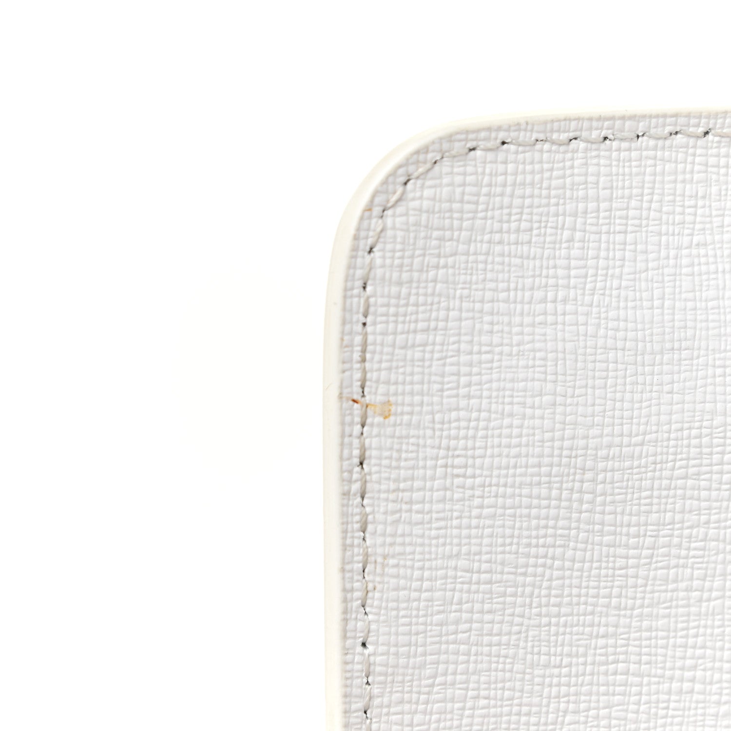 Off-White Saffiano Striped Diag Binder Flap Bag White Black 12 of 25
