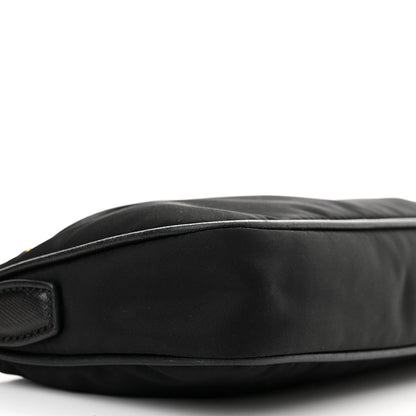 Prada Tessuto Nylon Saffiano Crossbody Bag Black 10 of 15