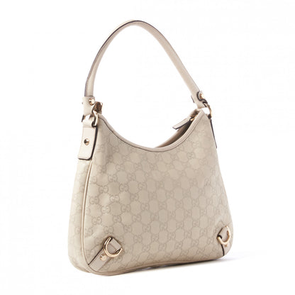 Gucci Guccissima Medium Abbey D Ring Hobo Off White 2 of 8