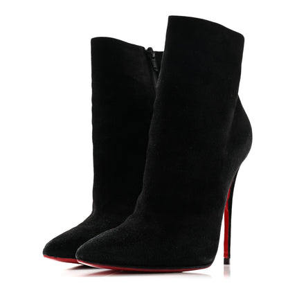 Christian Louboutin Suede So Kate Booty 120 Ankle Boots 37.5 Black 7 of 24