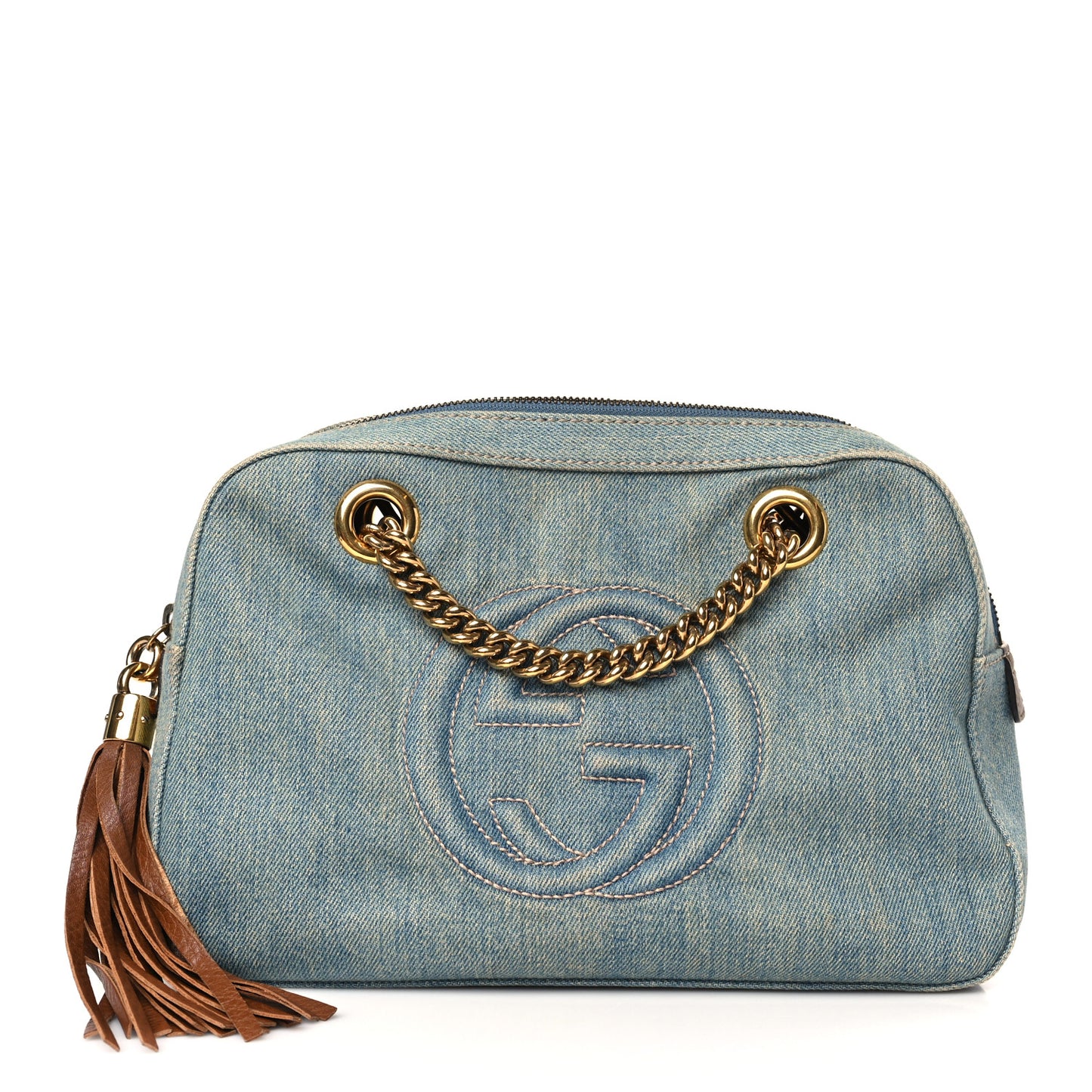 Denim Small Soho Bowler Blue