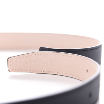 Hermes Swift Epsom 24mm Belt Strap 90 Indigo Pink Eglantine 3 of 3