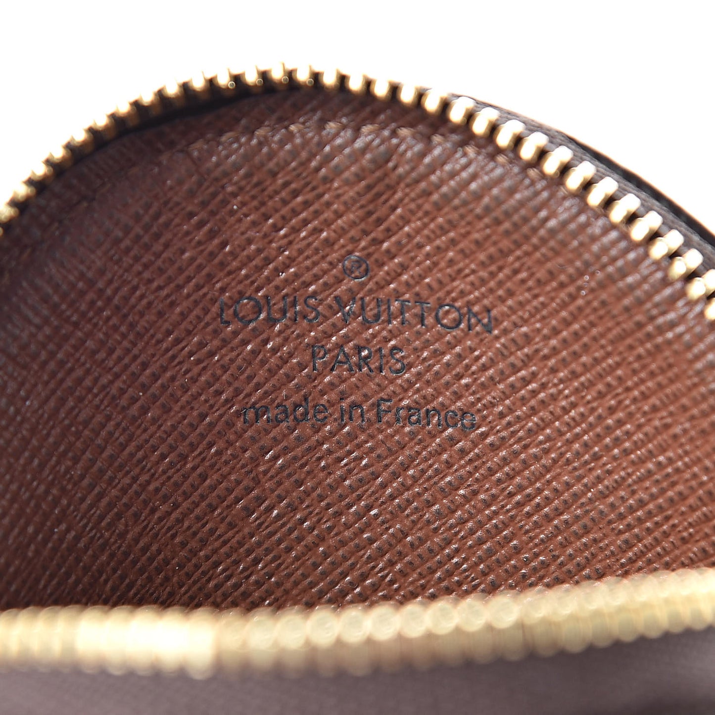 Monogram Round Coin Purse