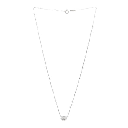 Tiffany Sterling Silver 9mm Elsa Peretti Bean Pendant Necklace 3 of 4