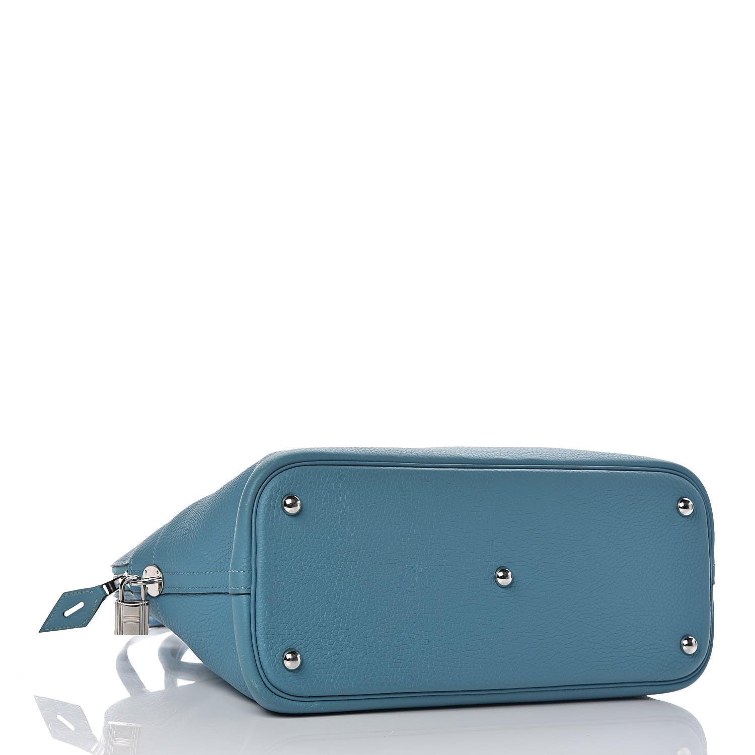 Hermes Taurillon Clemence Bolide 35 Turquoise 4 of 15
