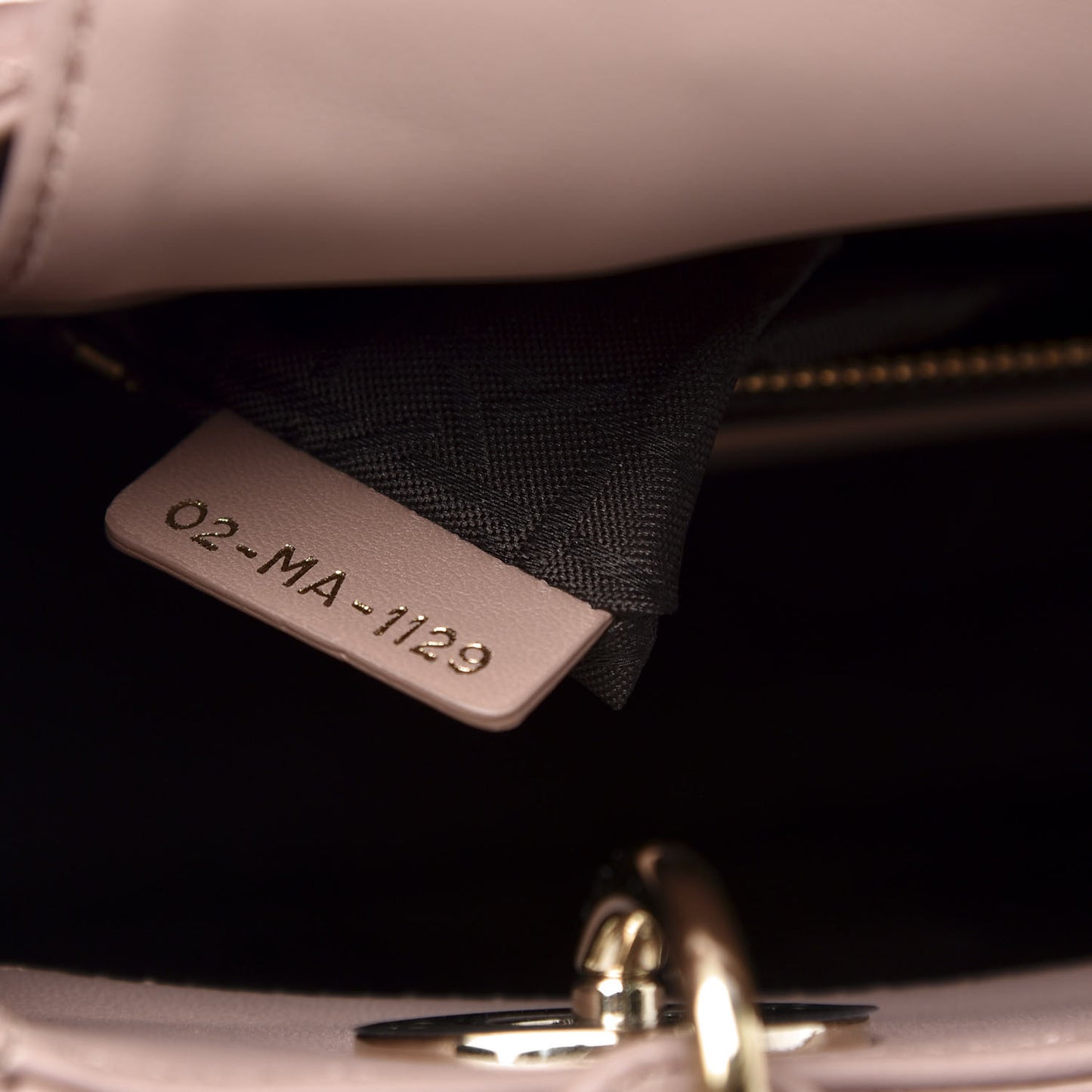 Lambskin Cannage Small My ABCDior Lady Dior Blush Powder
