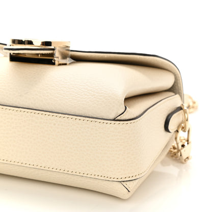 Gucci Dollar Calfskin Interlocking G Crossbody Bag Mystic White 8 of 9