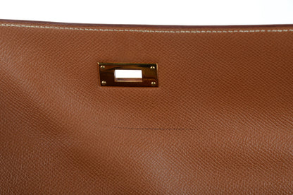 Hermes Courchevel Kelly Sellier 32 Gold 10 of 22
