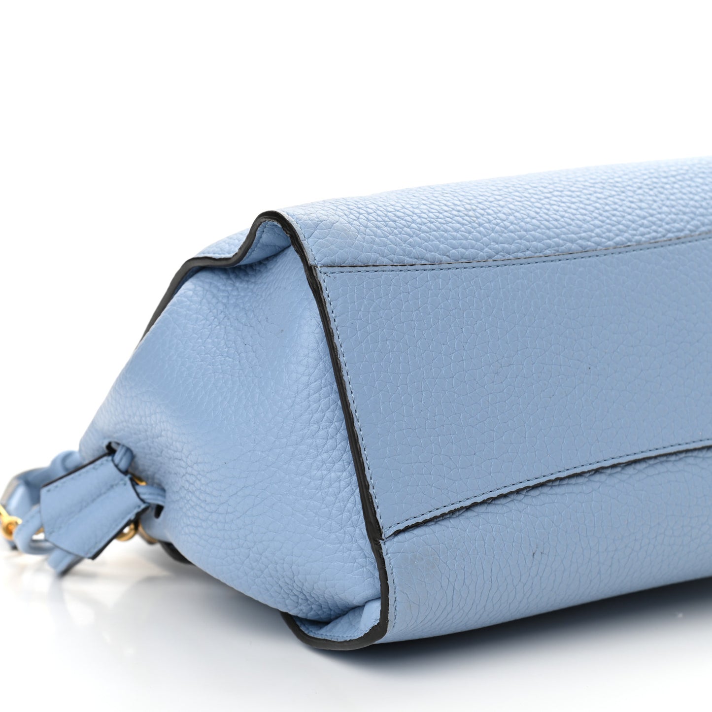 Heavy Grain Small Iris Tote Blue