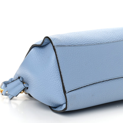 Mulberry Heavy Grain Small Iris Tote Blue 8 of 9