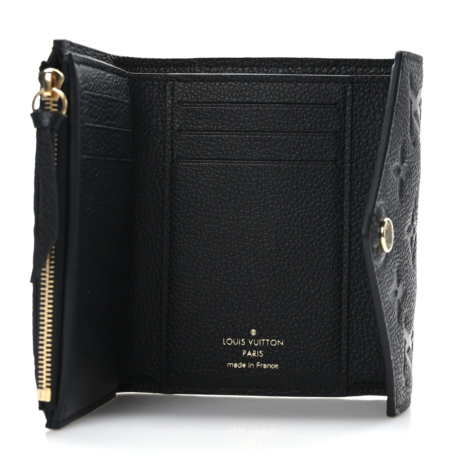 Louis Vuitton Empreinte Victorine Wallet Black 5 of 6
