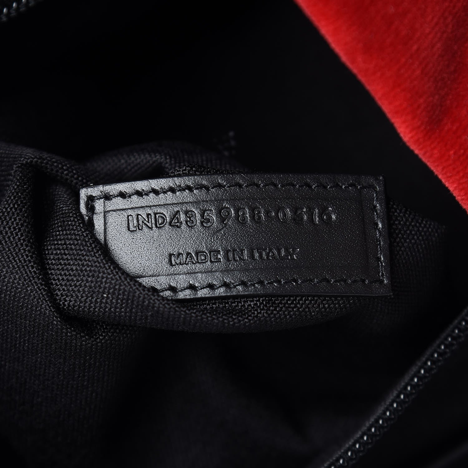 Saint Laurent Velvet City Backpack Red 7 of 14