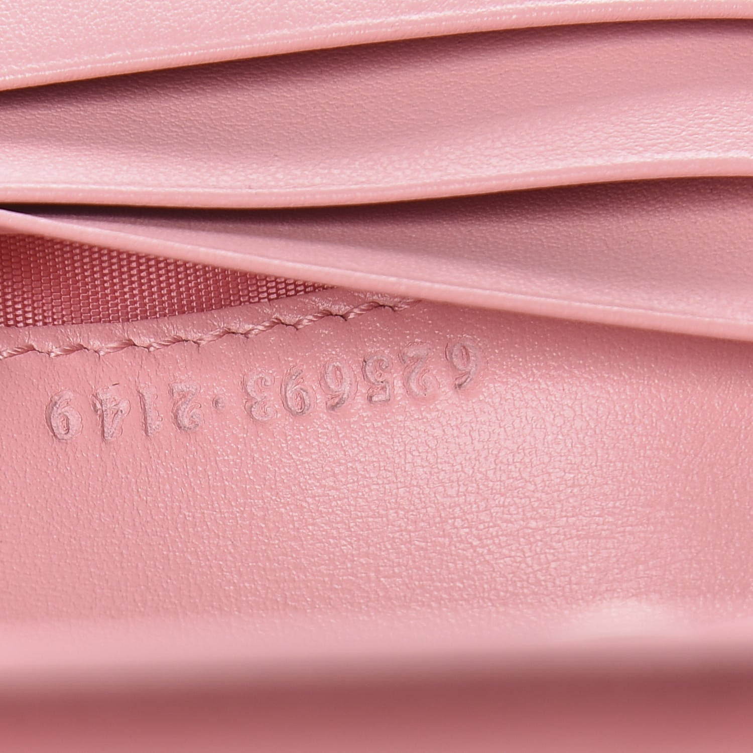 Gucci Calfskin Matelasse GG Marmont Mini Wallet On Chain Wild Rose 8 of 10