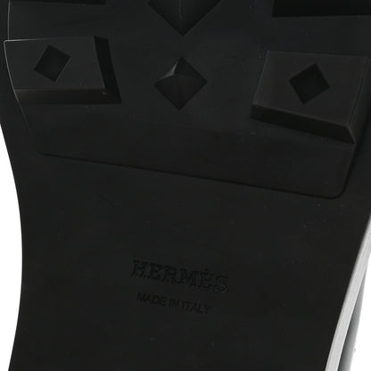 Hermes Glossed Calfskin First Oxford 39 Black 7 of 9