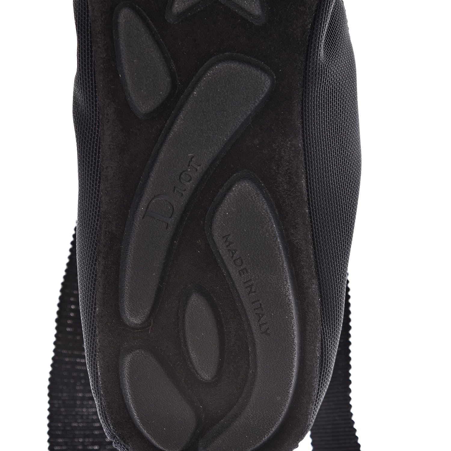 Christian Dior Micro Mesh Academy Lace-Up Ballerina Flats 39 Black 6 of 8