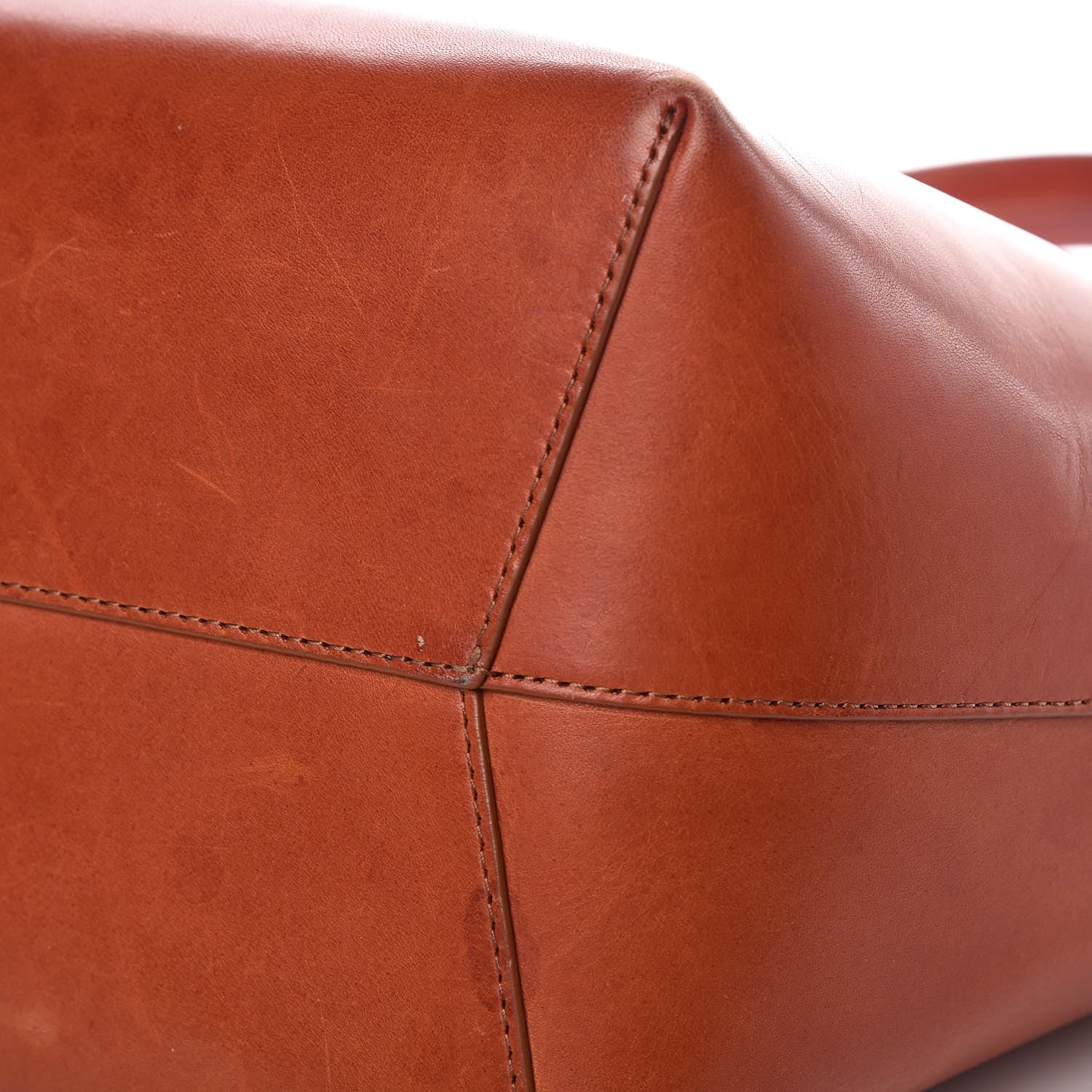 Mansur Gavriel Calfskin Large Shopping Tote Brandy Avion 10 of 14
