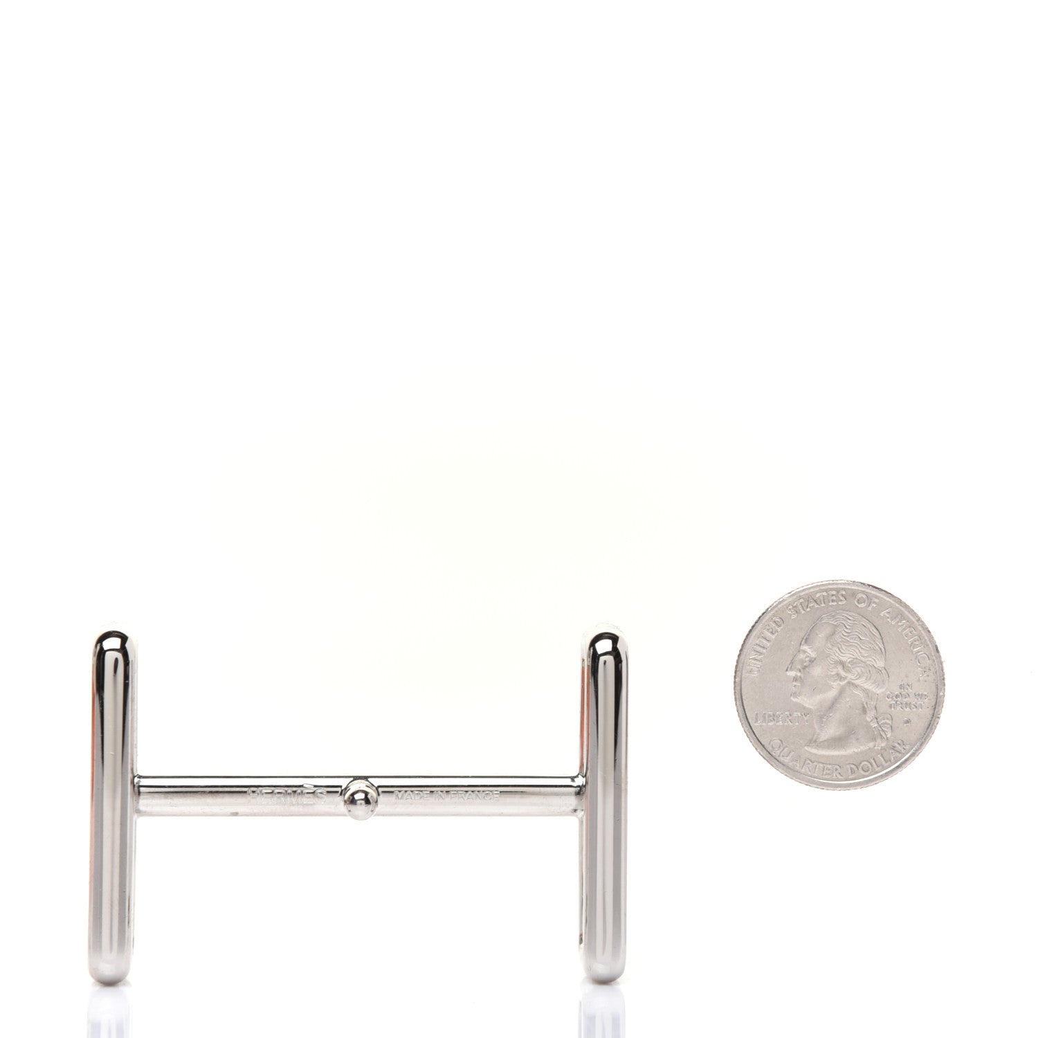 Hermes Palladium 32mm Idem H Belt Buckle 2 of 5