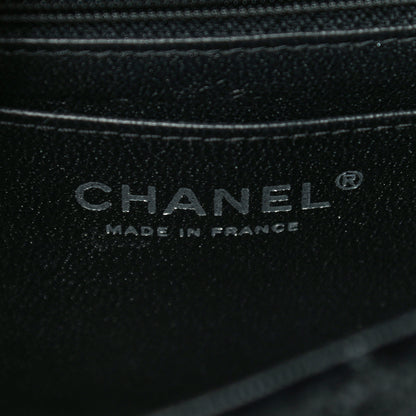 Chanel Velvet Quilted Mini Rectangular Flap So Black 5 of 15