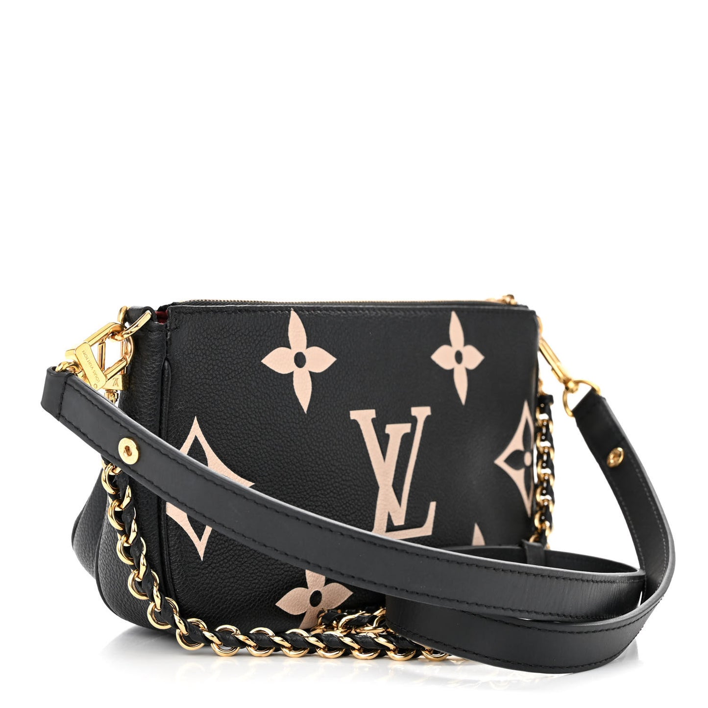 Empreinte Monogram Giant Multi Pochette Accessories Black Beige
