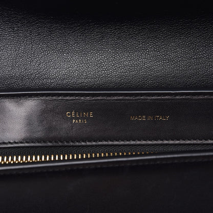 Celine Python Suede Medium Trapeze Midnight 11 of 11