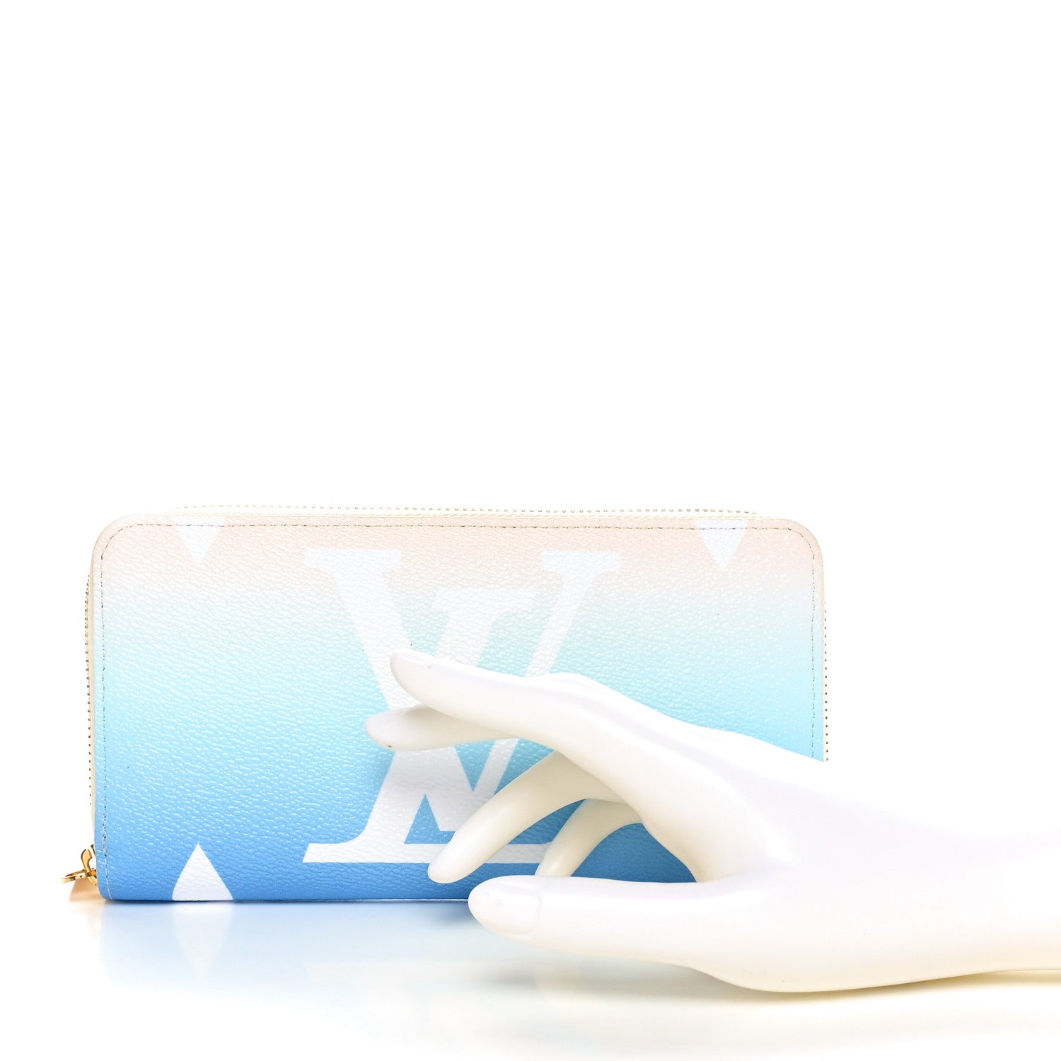 Louis Vuitton Monogram Giant By The Pool Zippy Wallet Blue 2 of 10