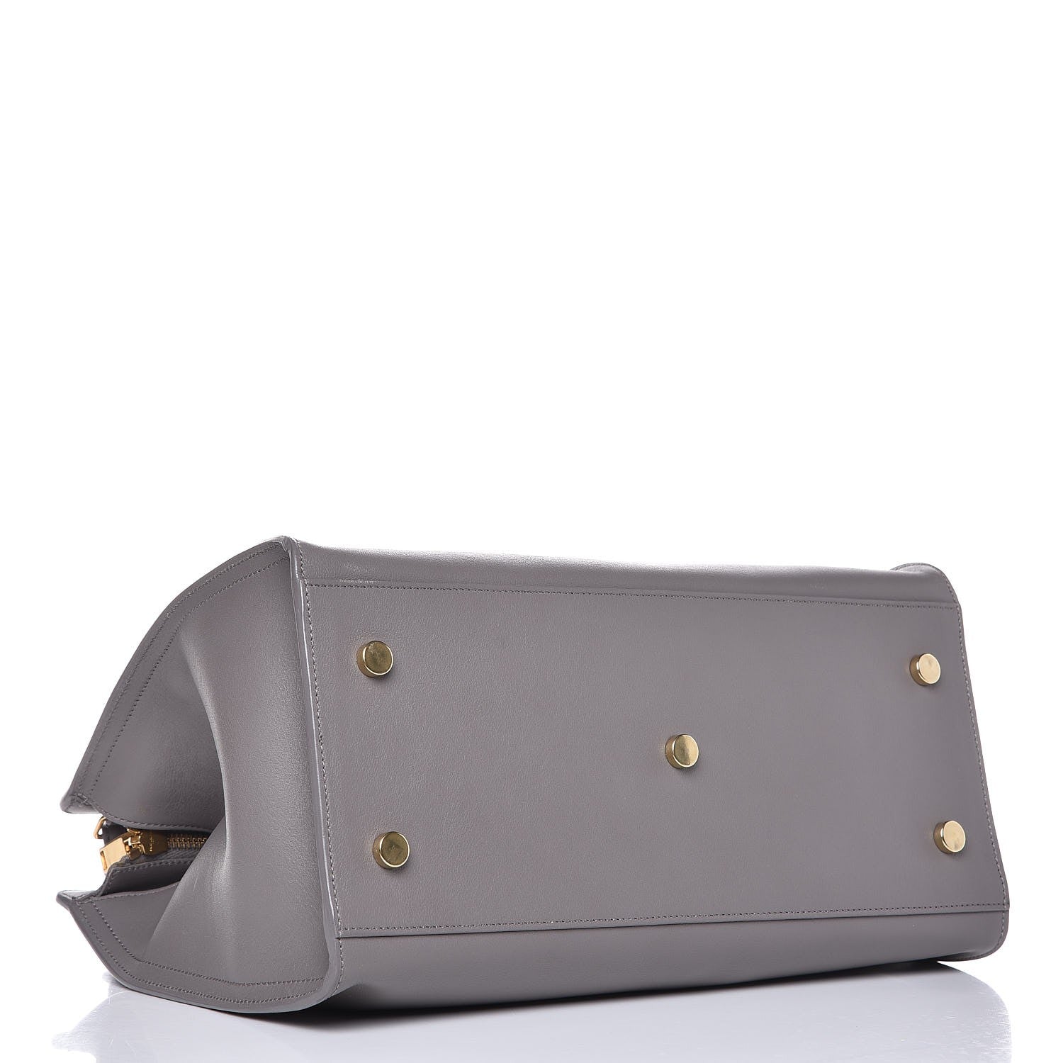 Saint Laurent Smooth Calfskin Small Cabas Monogram Fog 4 of 6