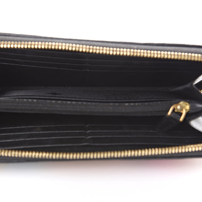 MCM Visetos Striped Zip Around Wallet Cognac 4 of 11